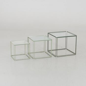 A SET OF NESTING TABLES BY MAX SAUZE.