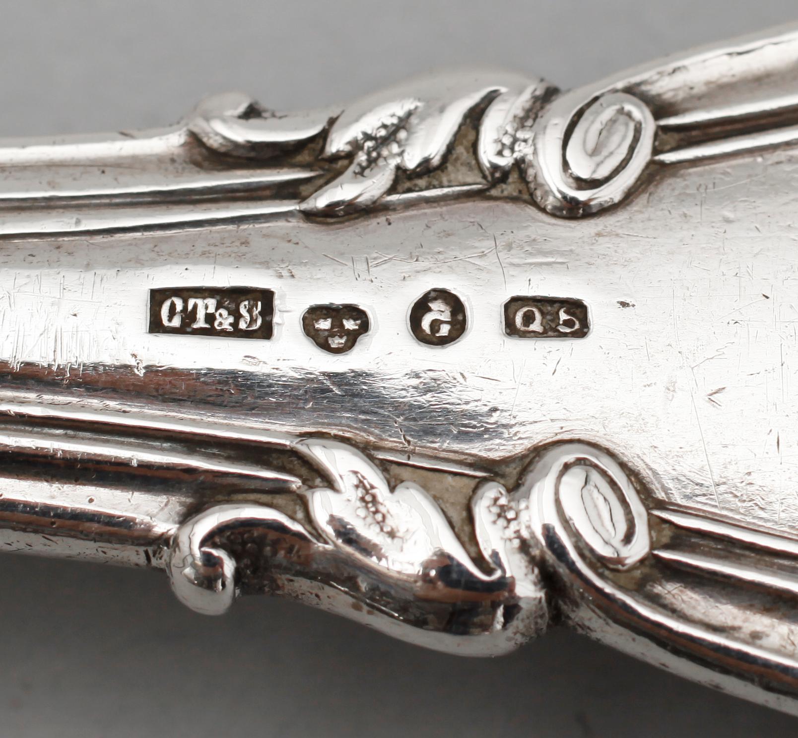 SOPPSLEV, silver, Göteborg 1870. Vikt ca 267 g.
