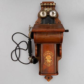 VÄGGTELEFON, LM Ericsson, Stockholm, 1900-talets första hälft.