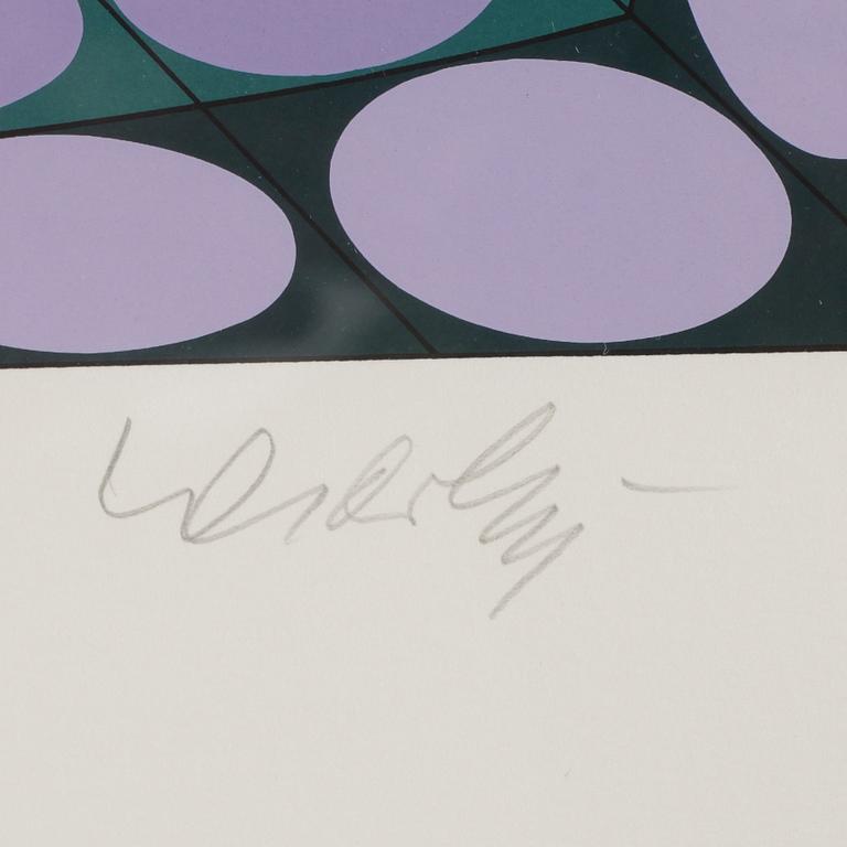 VICTOR VASARELY, färgserigrafi, signerad och numrerad 172/250.