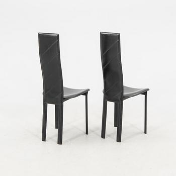 Giorgio Cattelan, chairs, 6 pieces, Italy, 1980s.