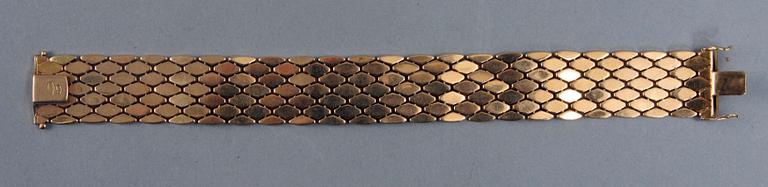 ARMBAND, 18K guld.