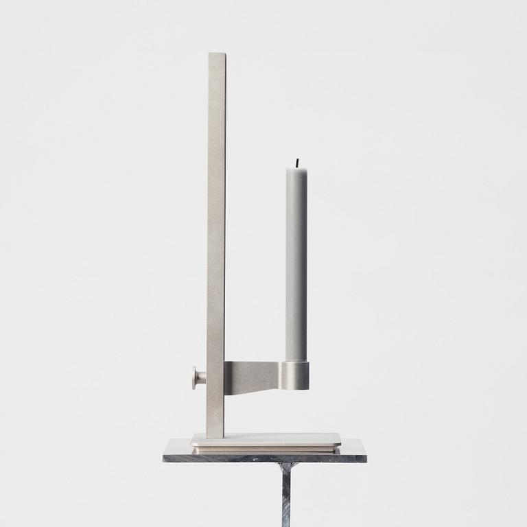 TAF, Gabriella Lenke & Mattias Ståhlbom, a signed prototype candleholder, "Museum", String Furniture, 2022.