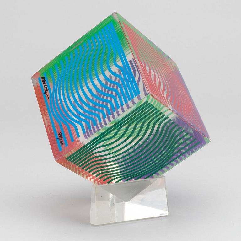 VICTOR VASARELY, sculpture signed and numbered 97/200.