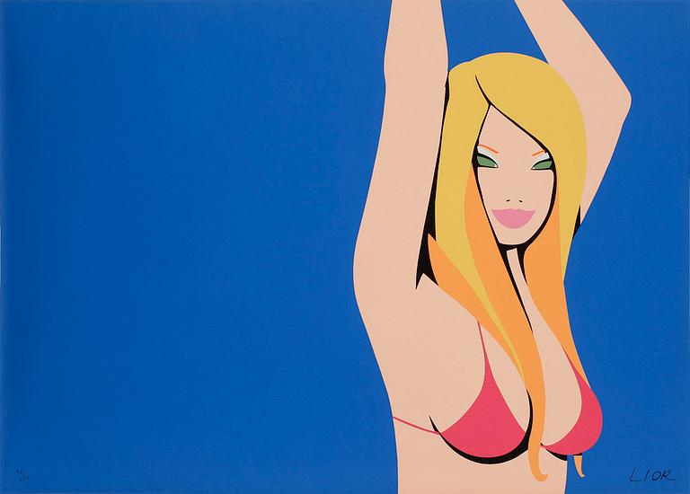 RON LIOR, mapp med 4 seriegrafier, signerad och numrerad 92/250.