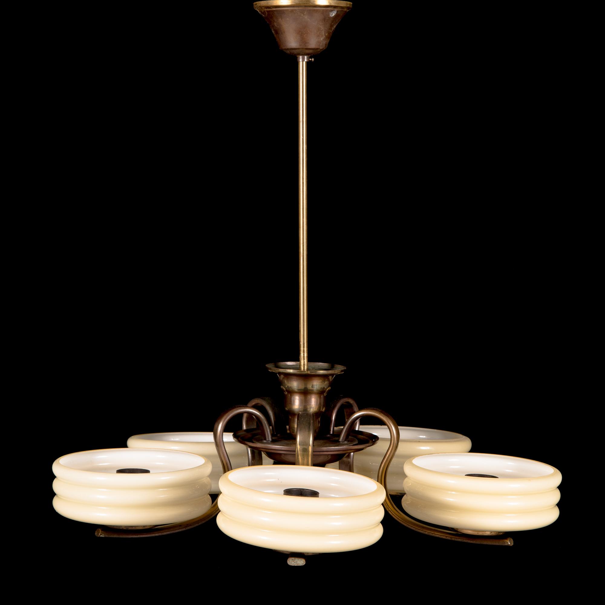 Paavo Tynell, taklampa, modell 1439, Taito 1930-tal.