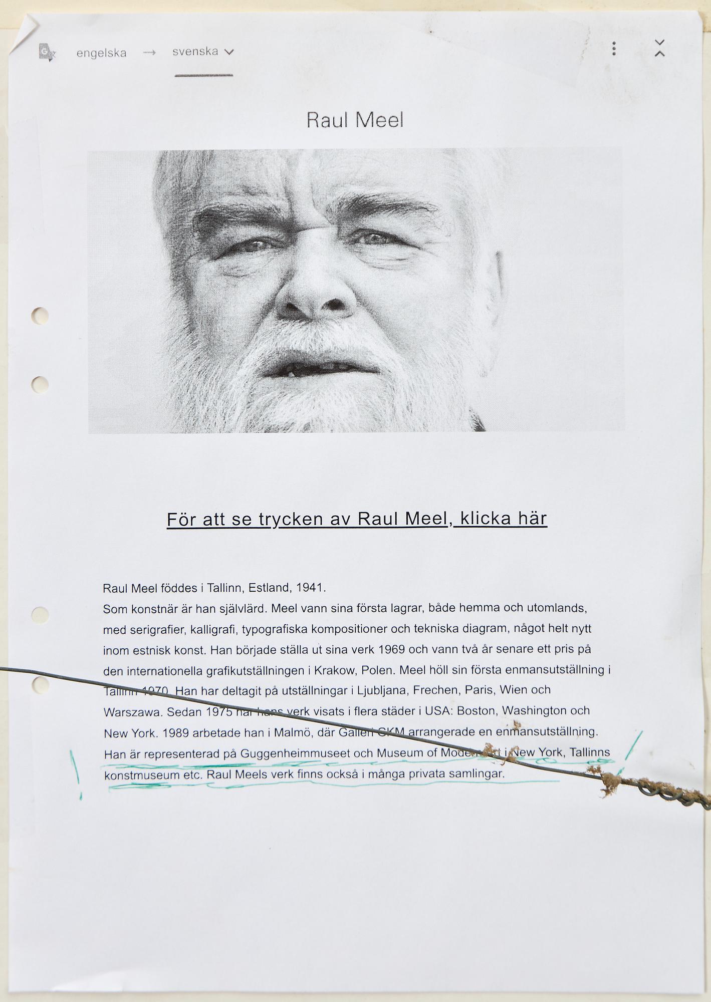 Raul Meel, "Windows and landscape 3".