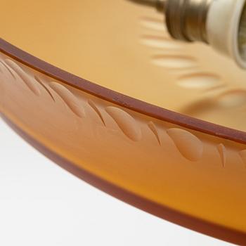 Harald Notini, a 1930's ceiling lamp, variant of model "6362", Arvid Böhlmarks lampfabrik, Sweden.
