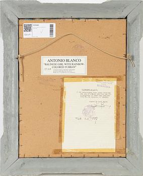 Antonio Blanco, colour offset, signed.