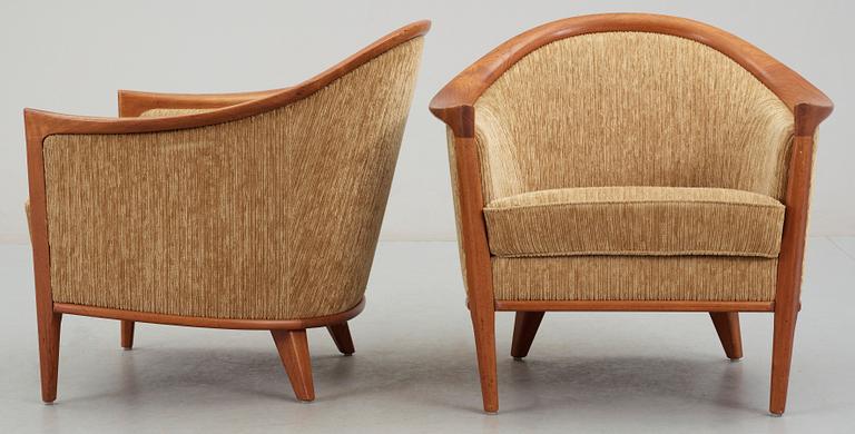 FÅTÖLJER, ett par, Bröderna Andersson, Sverige, 1950/60-tal.