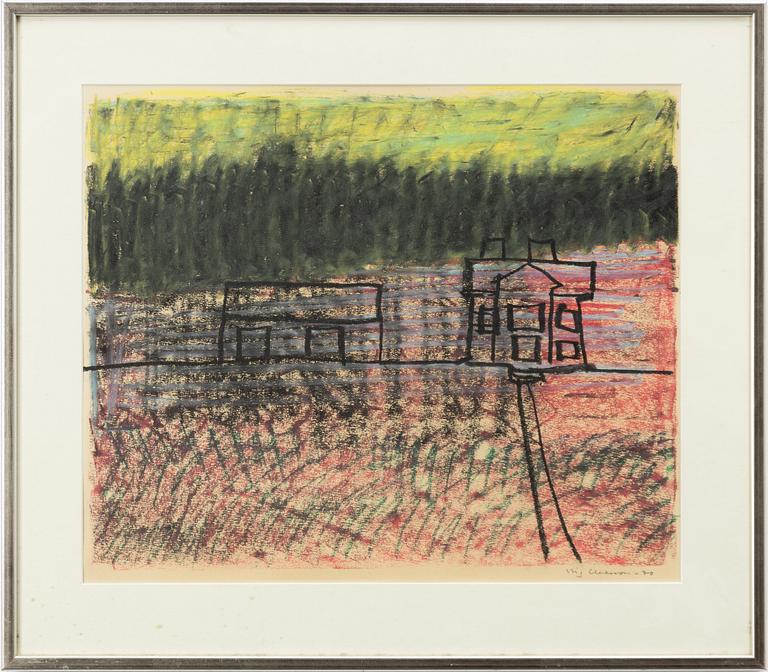 Stig (Slas) Claesson, Composition with Buildings.