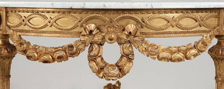 KONSOLBORD, gustavianskt stockholmsarbete, 1780-tal.