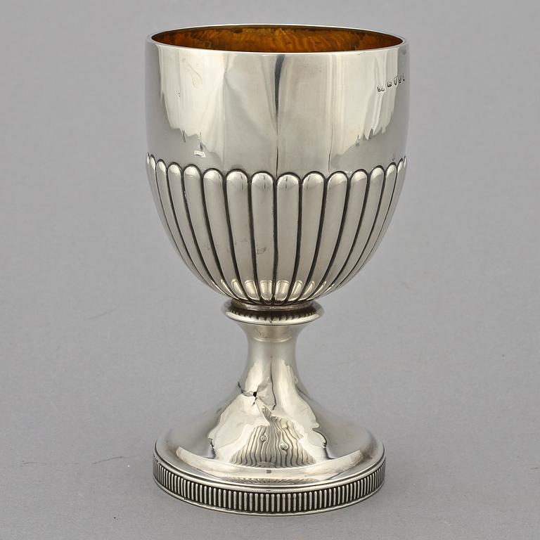 POKAL, silver, London, England, 1800-tal. Vikt ca 320 gr.
