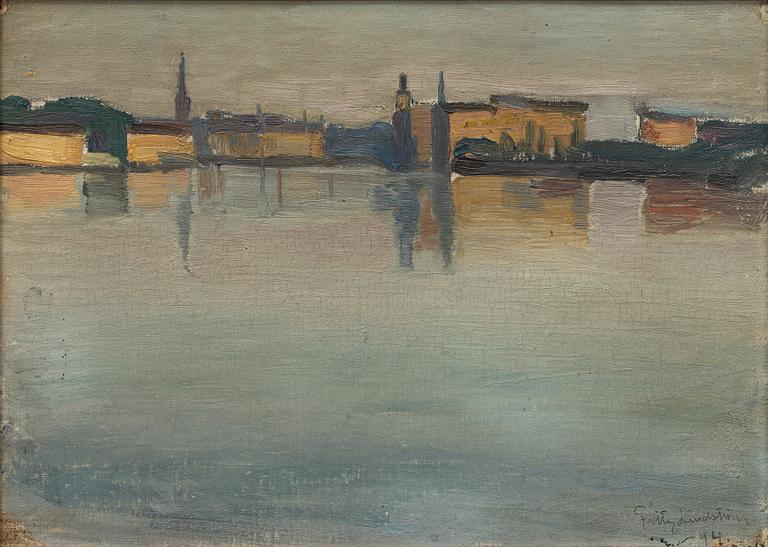 Fritz Lindström, Riddarfjärden.