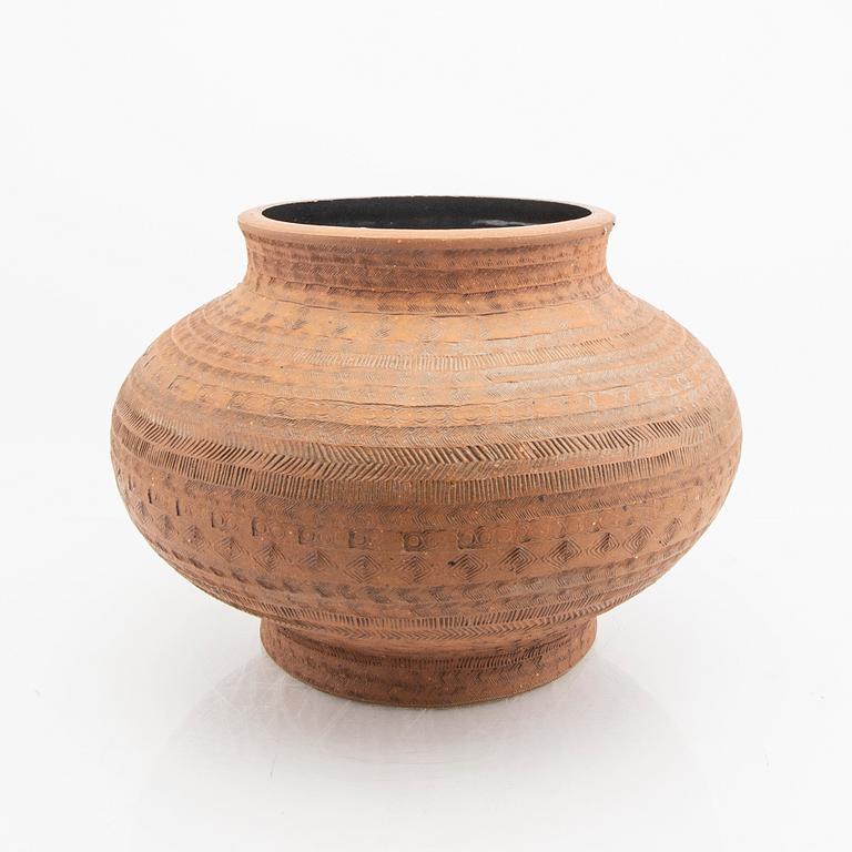 Signe Persson-Melin,  a signed and dated 1964 stoneware urn.