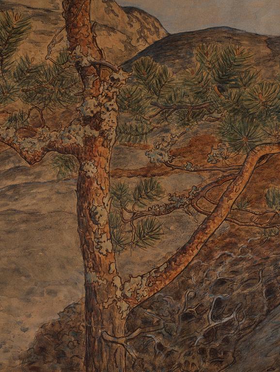 Gustaf Fjaestad, Landscape.