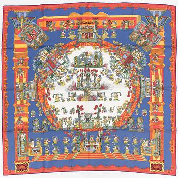 Hermès, scarf, "Astres et Soleils".