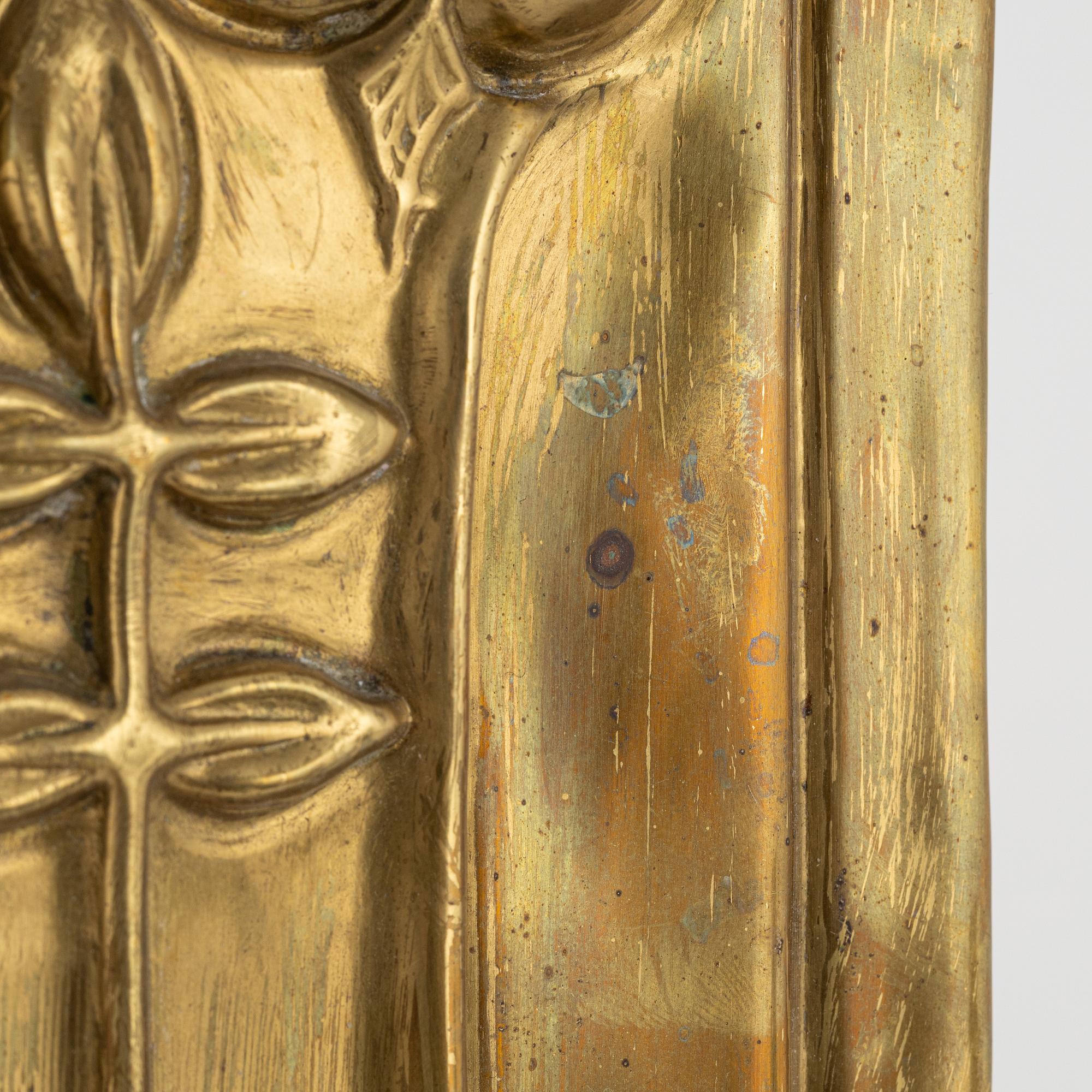 A pair Art Nouveau wall sconces, around the year 1900.