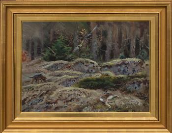 LINDORM LILJEFORS, olja på pannå, signerad.
