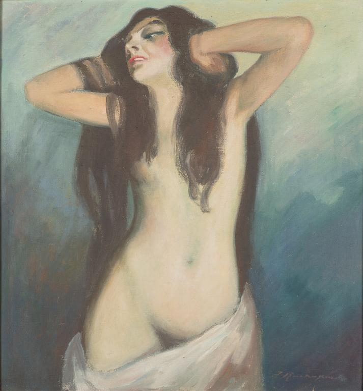 Jalmari Ruokokoski, Nude model.