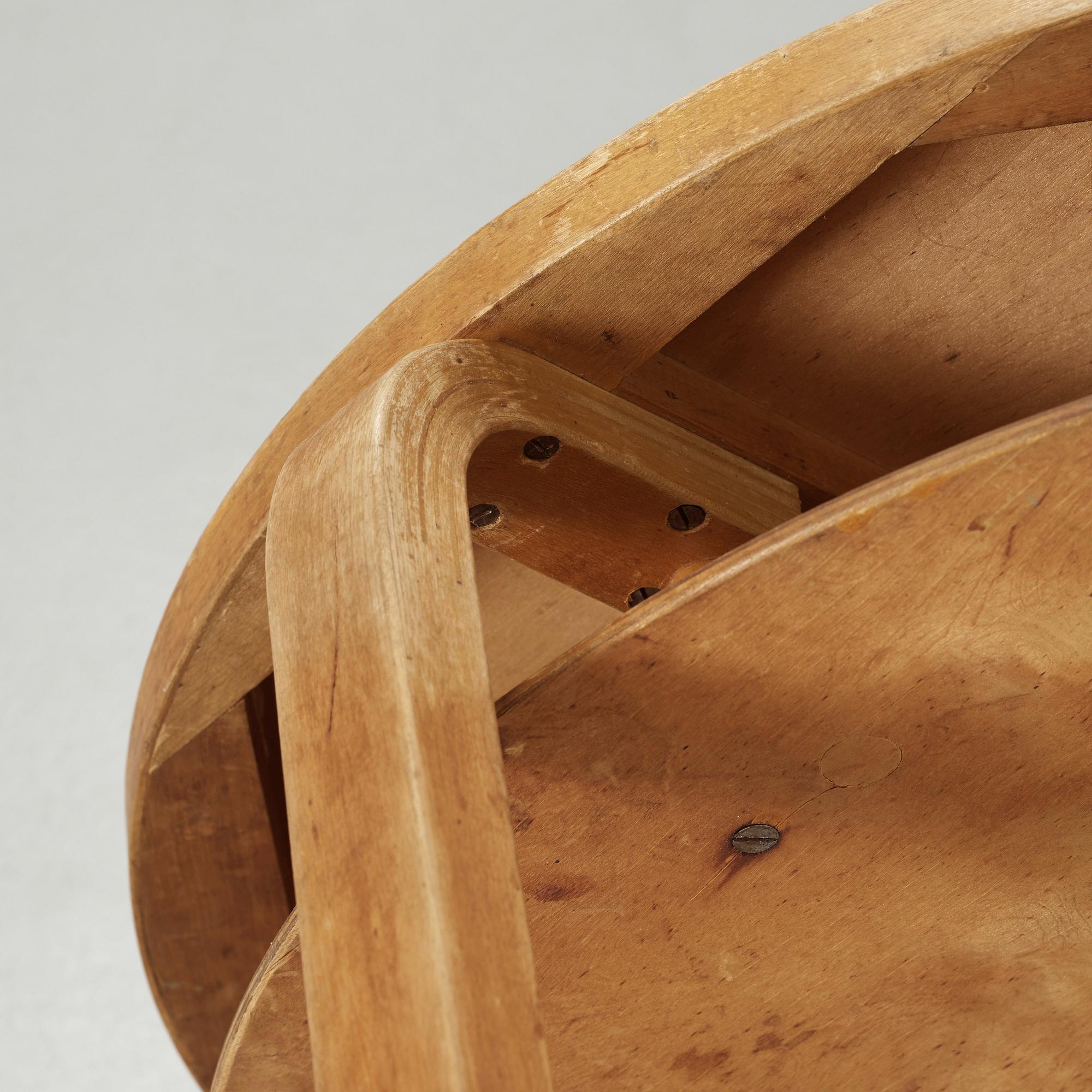 A black linoleum top birch table attributed to Alvar Aalto, Huonekalu-ja Rakennustyötehdas Oy for Artek, Finland 1940's.