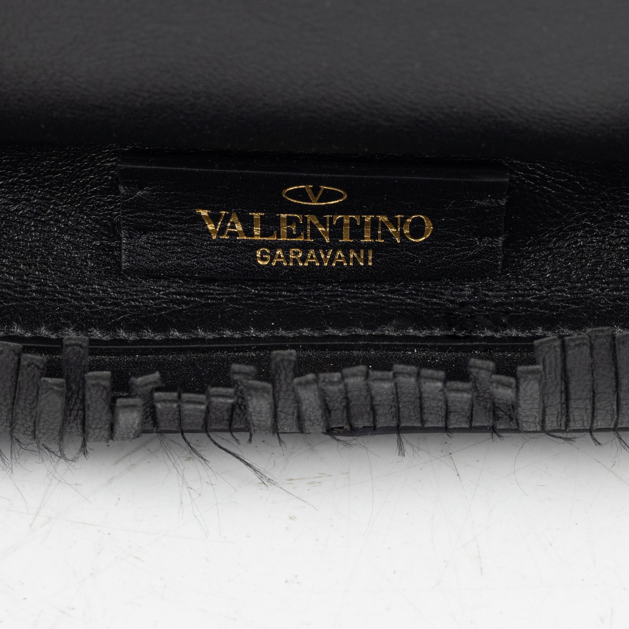 Valentino Garavani, "The Rope Large Fringe Leather Tote Bag".