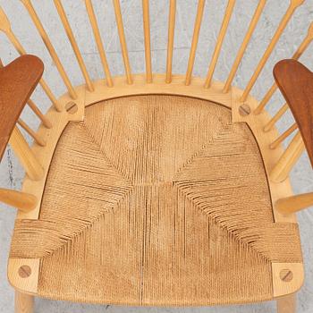 Hans J. Wegner, armchair, "Peacock chair", Johannes Hansen, Copenhagen, Denmark.