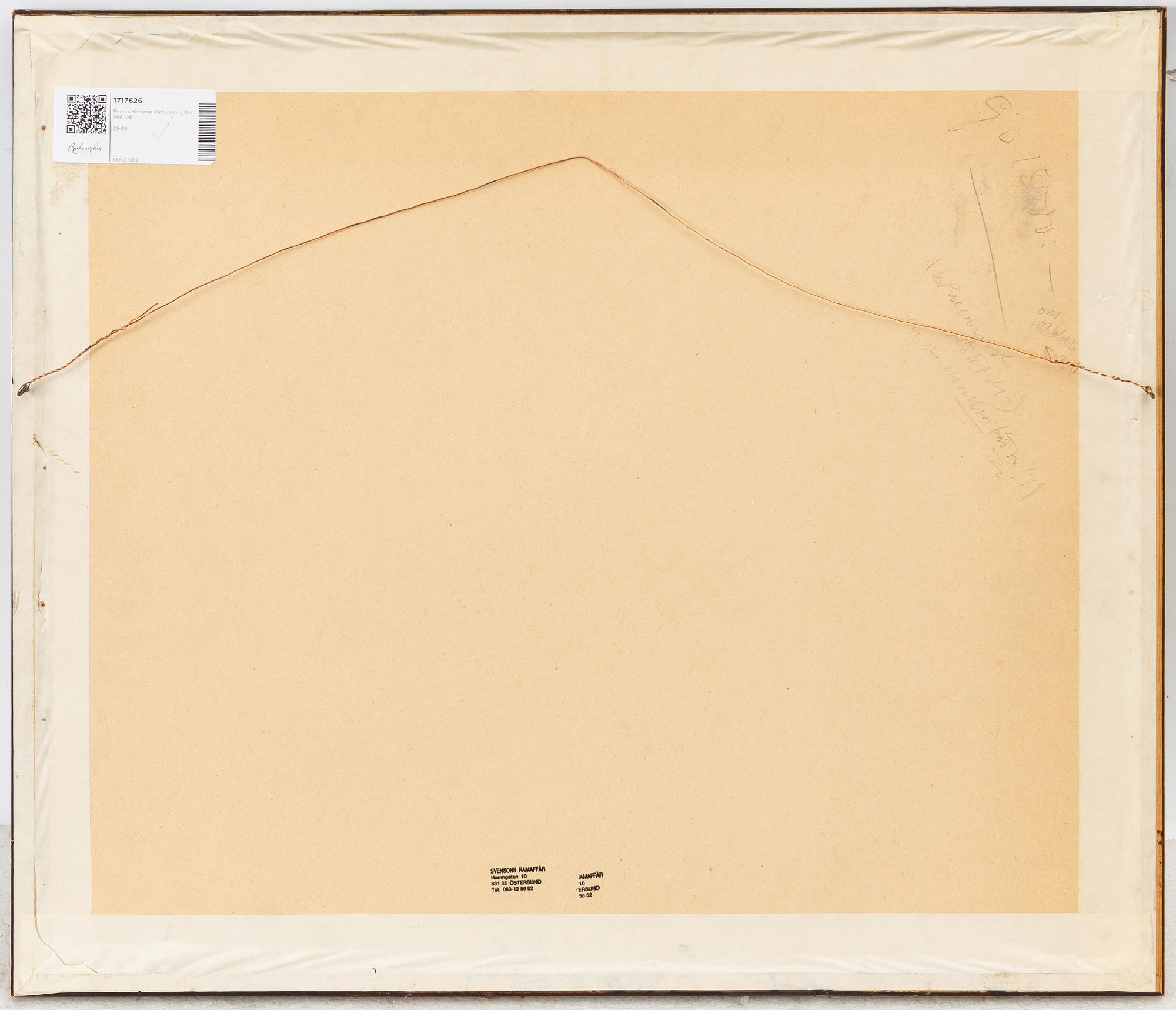 Primus Mortimer Pettersson, Untitled.