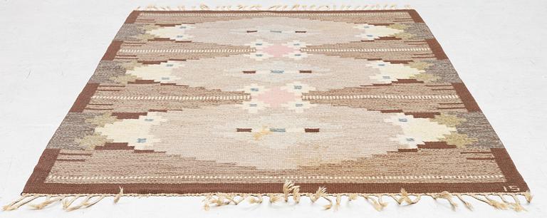 Ingegerd Silow, matta, rölakan, signerad IS, ca 200 x 135 cm.