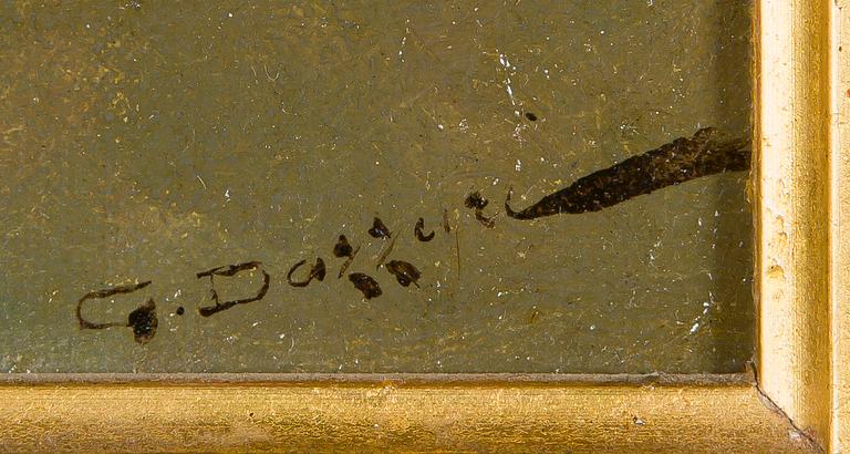 Tuntematon taiteilija, 1800-luku, signeerauksella.