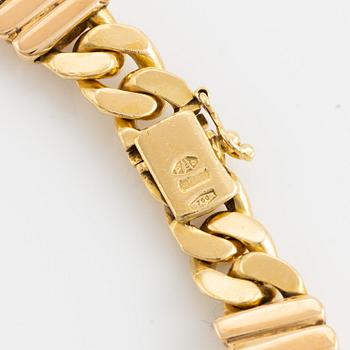 Collier/armband 18K guld med briljantslipade diamanter.