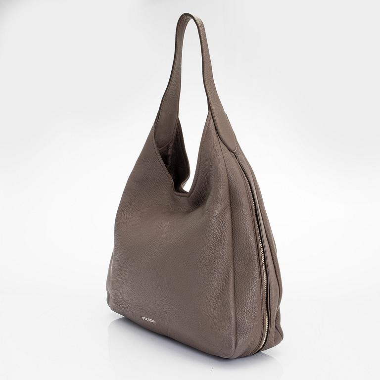 Prada, a 'Cervo Zipper Hobo' bag.