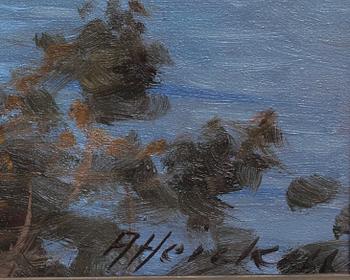 ARTHUR HEICKELL, olja på duk. Signerad.