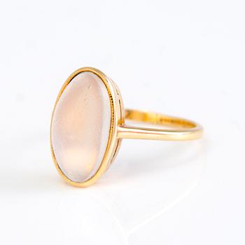 SORMUS, 14K kultaa, kuukivi.