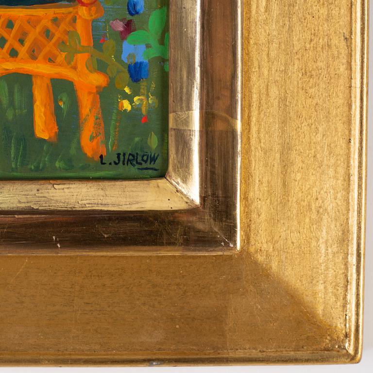 Lennart Jirlow, oil on panel, signed.