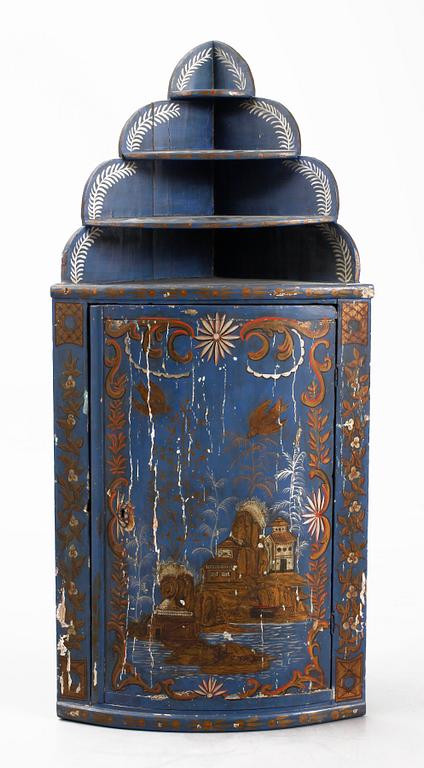 HÖRNSKÅP, rokoko, 1700-tal.