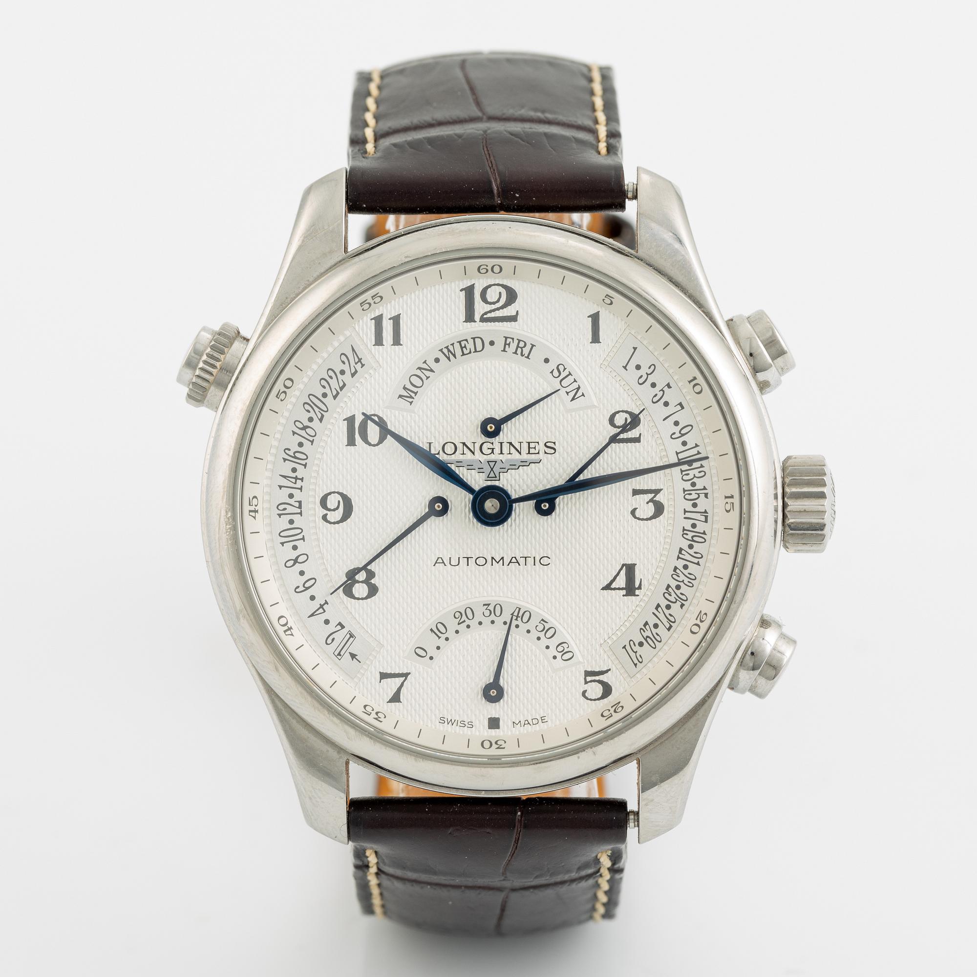 Longines, Master Collection, Retrograde, armbandsur, 44 mm.