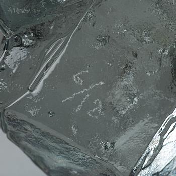 Edvin Öhrström, a "Korona" cast glass sculpture, Lindshammar, Sweden 1960's.
