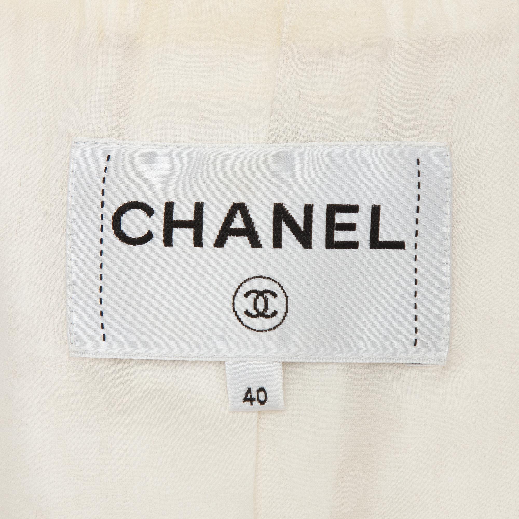 Chanel, kavaj, storlek Fr 40.