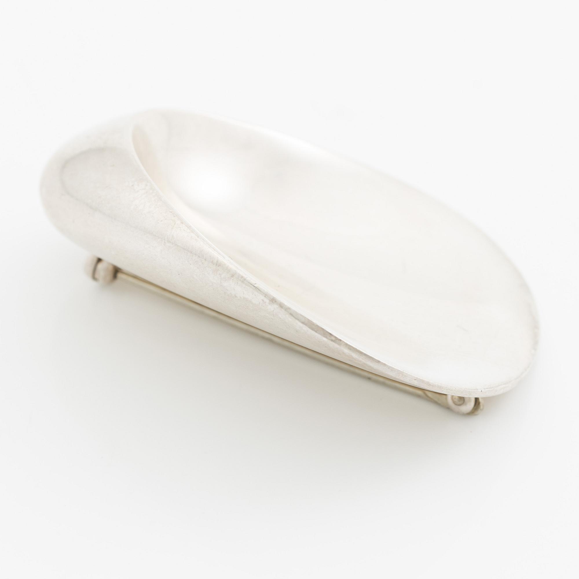 Georg Jensen, brosch, sterlingsilver, Danmark.