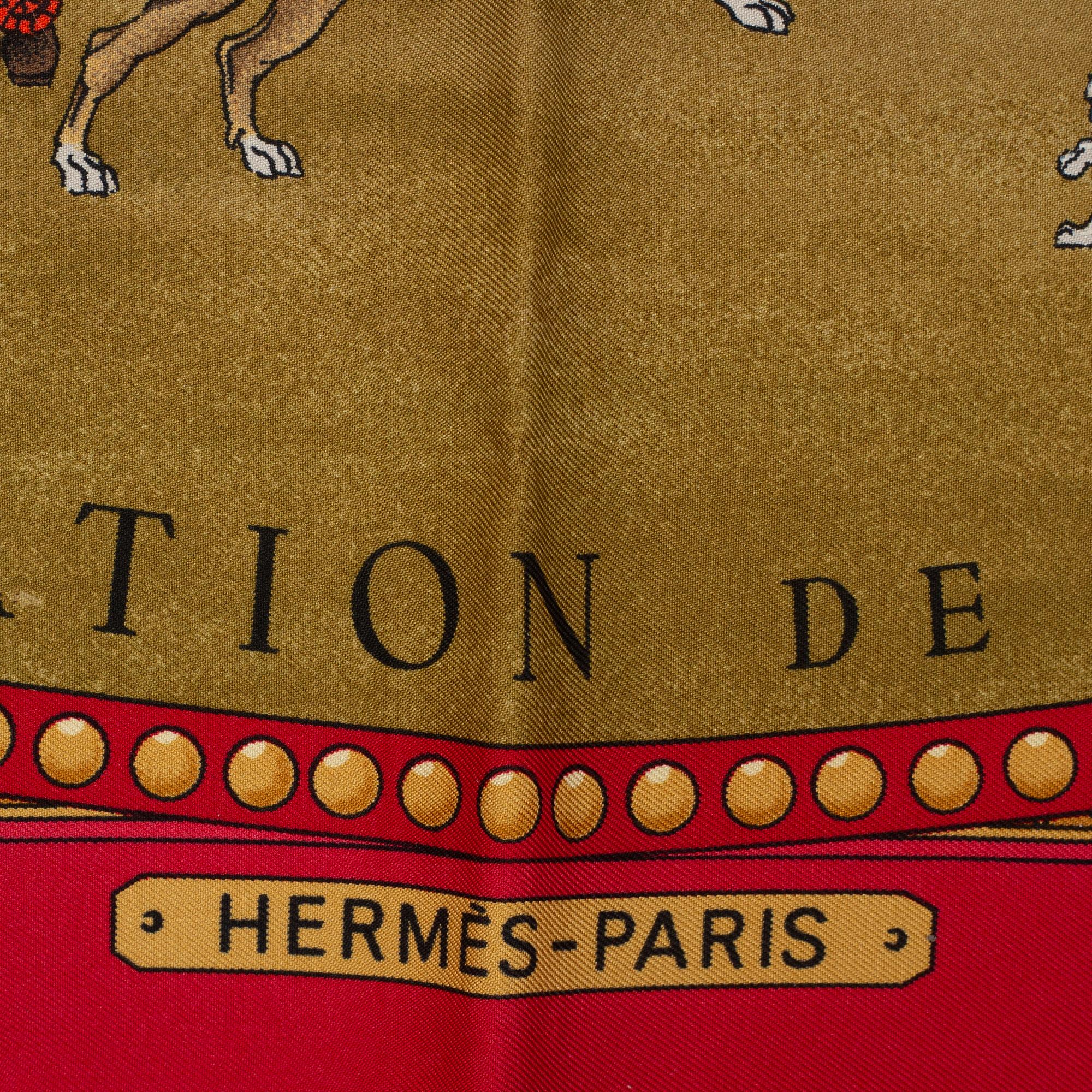 Hermès, scarf, "Presentation des Chevaux".