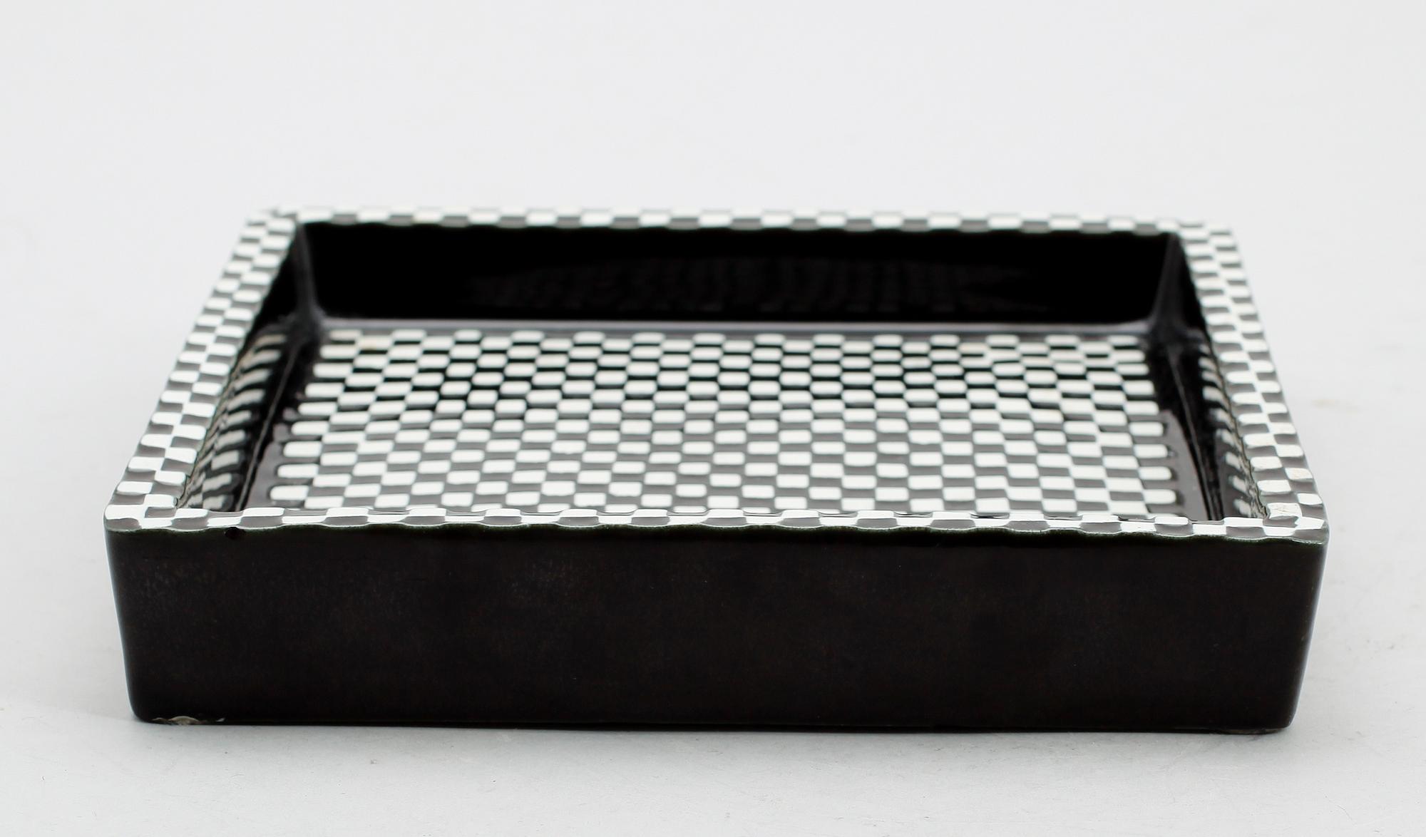 FAT, stengods, "Domino", nr 14, Stig Lindberg, Gustavsberg.