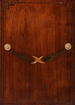 A Gustavian marquetry commode by G. foltiern (master in Stockholm 1771-1804).