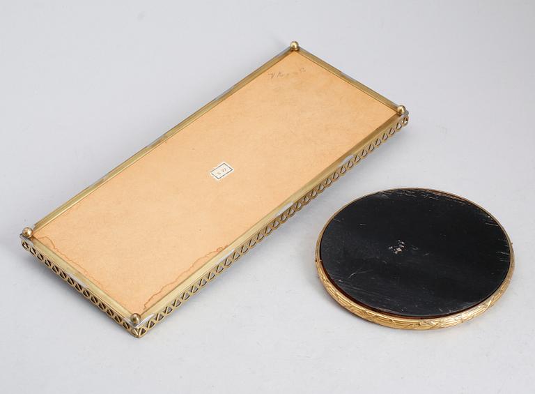 BORDSPLATÅER, 2 st, 1900-talets mitt.