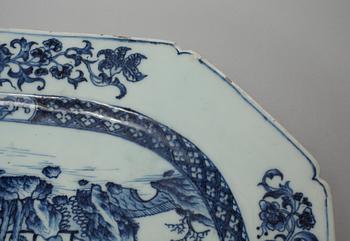 STEKFAT, porslin, Kina, 1700-tal.