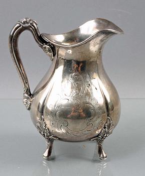 MJÖLKKANNA, silver, Gustaf Dahlgren, Malmö 1863.