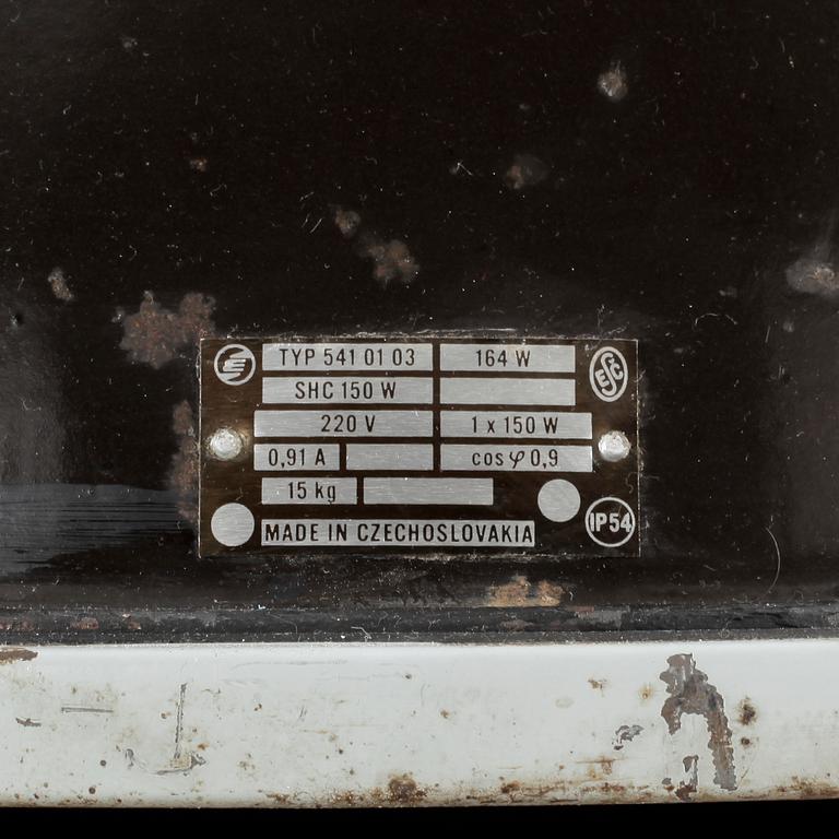 TAKLAMPA, industri, 1900-talets mitt. Höjd ca 75 cm.