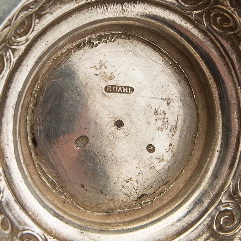 Emil Ferdinand Dahl, vinkanna, silver, Köpenhamn 1873.