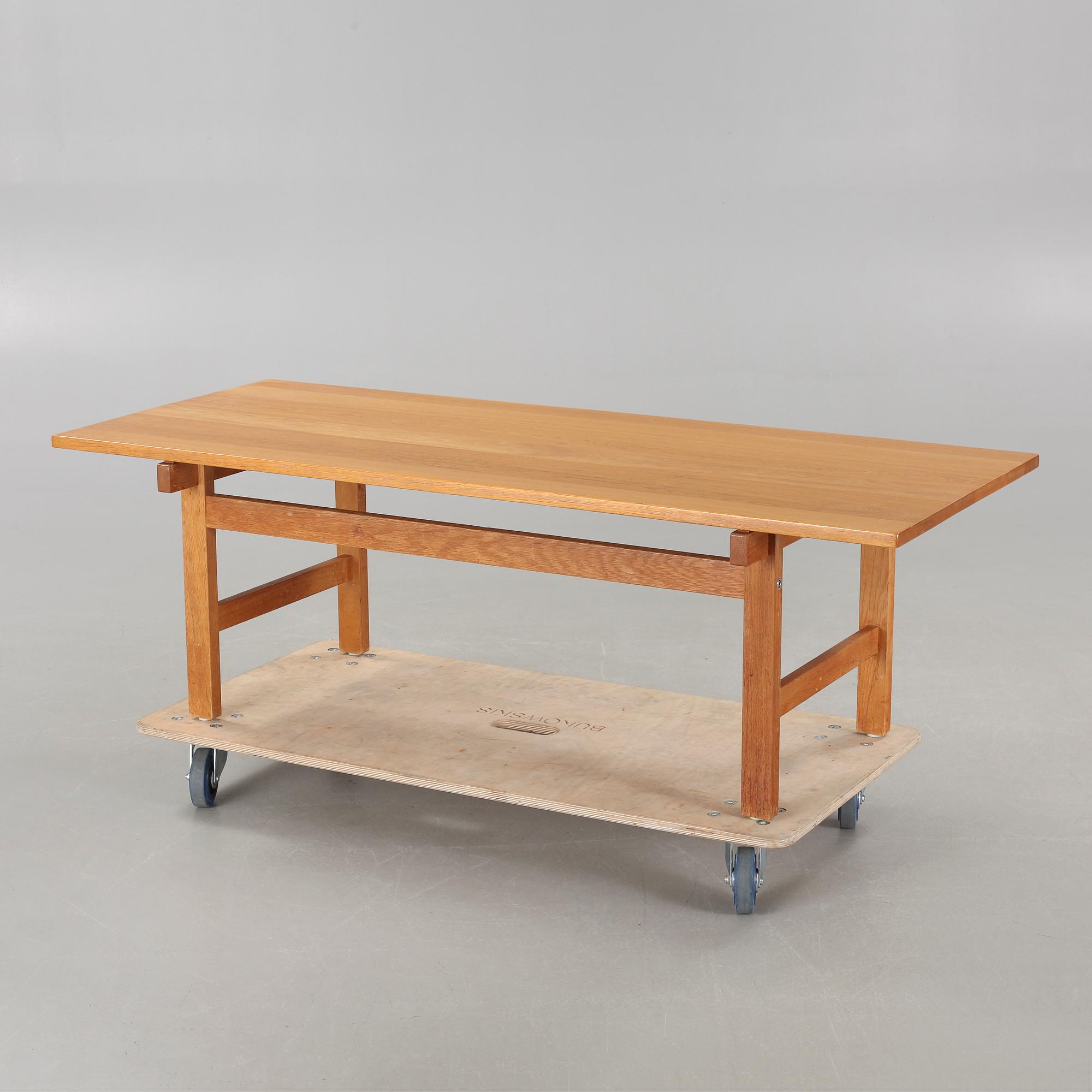 An "AT-15" sofa table, designed by Hans J Wegner for Andreas Tuck, made in the second half of the 20th century.