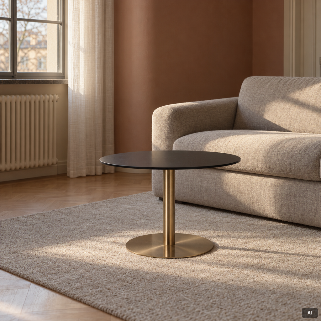 Tom Dixon, Coffee table, "Flash Table Circle", England, 2000s.